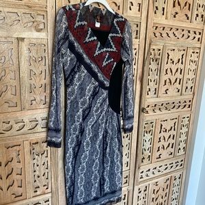 JEAN PAUL GAULTIER  Soleil  Black, Grey, Ivory, Maroon Figure flattering